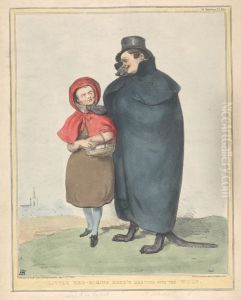 Little Red-Riding Hood's Meeting with the Wolf by John (H.B.) Doyle