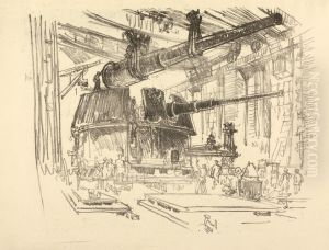 W. 448 Fitting Guns in Turrets