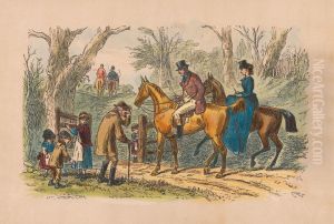 No. 12. The Squire's Christmas Tip by Hablot Knight Browne
