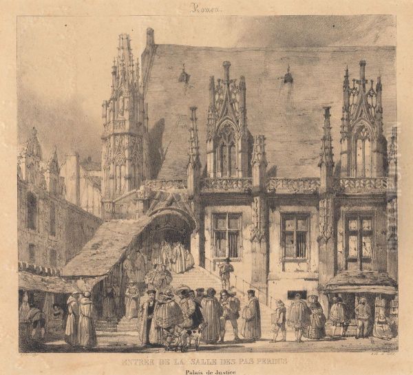 Rouen - Entre de la Salle des Pas Perdus - view 1