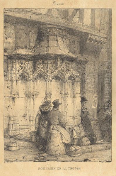 Rouen - Fontaine de la Crosse - view 1