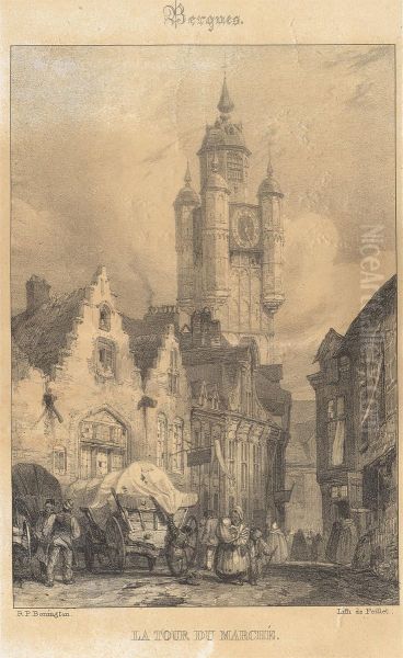 Bergues - La Tour du March, - view 1