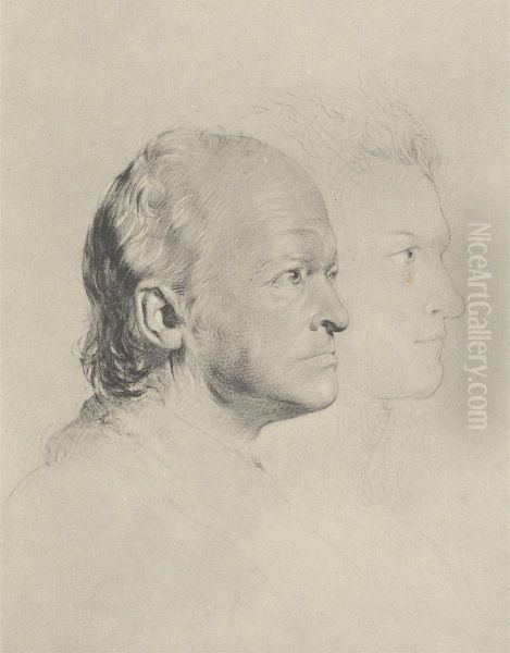 Reproduction of "William Blake in Youth and Age" - view 1