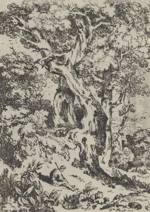 Landscape with a Seated Shepherd by William Havell