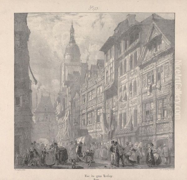 Rue du Gros-Horloge, Rouen - view 1