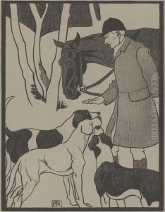 Huntsman and Hounds by Robert Bevan