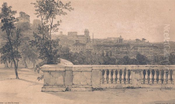 Rome from Monte Pincio - view 1