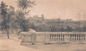 Rome from Monte Pincio by Edward Lear