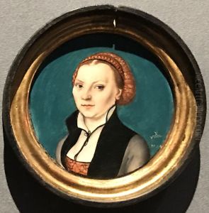 Roundel portrait of Katharina of Bora