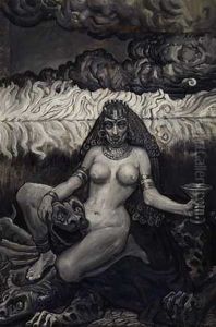 Babylonian Woman by Akseli Valdemar Gallen-Kallela