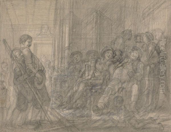 Falstaff Inspecting the Recruits - view 1