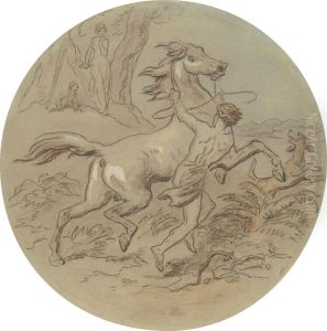 One of eighteen designs for a series of plates illustrating Venus and Adonis