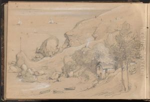 Babbacome Bay I by William Brockedon