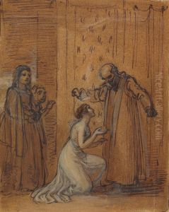 Capulet Railing at his Daughter, Juliet by Robert Smirke