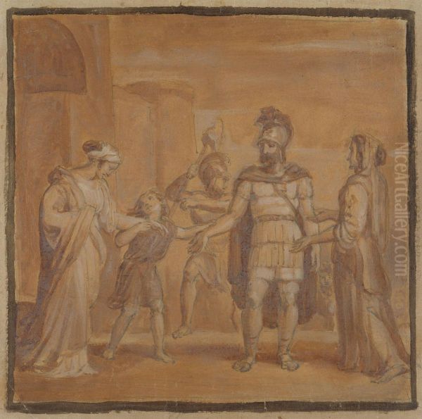 Virgilia and Volumnia Plead with Coriolanus - view 1