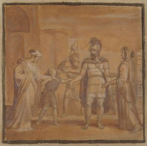 Virgilia and Volumnia Plead with Coriolanus by Robert Smirke