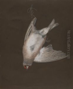 A European Goldfinch in a Snare by Peter Browne