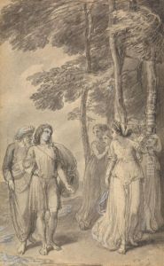 One of Six Illustrations to Fenelon's "The Adventures of Telemachus son of Ulysses" by Thomas Stothard