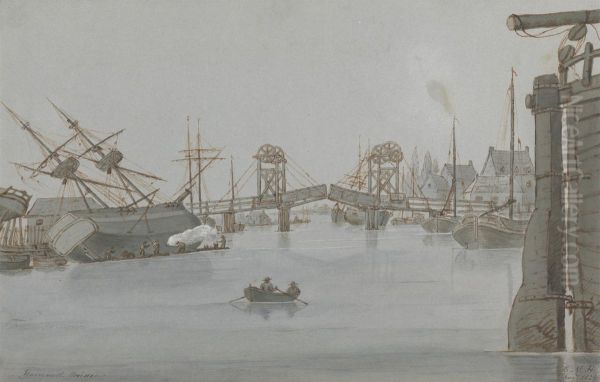 Yarmouth Bridge, Aug. 1829 - view 1