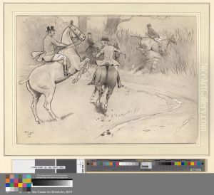 `Hold Back, Sir!' by Cecil Charles Aldin