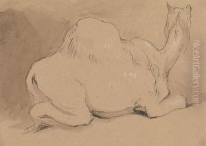 A Camel Resting by George Jones