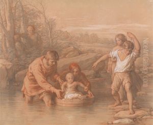 Drawing for The First Voyage by William Mulready