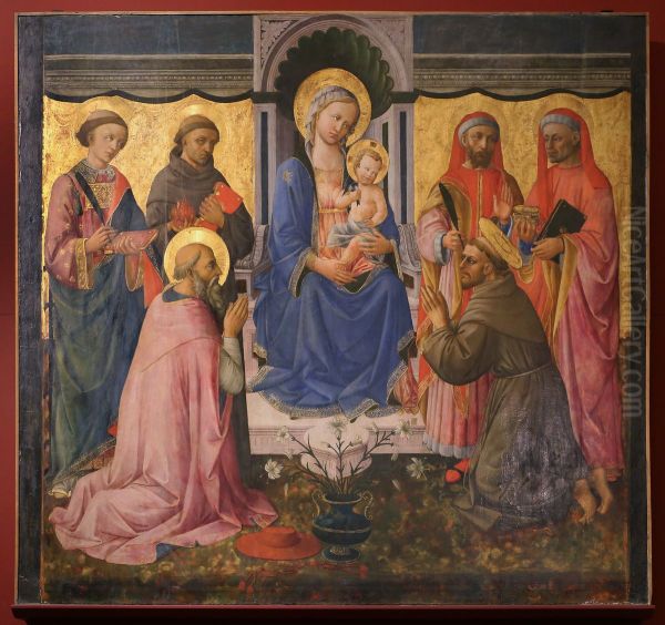 Madonna and Child enthroned with Saints - view 1