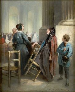 The abandoned woman by Octave Tassaert
