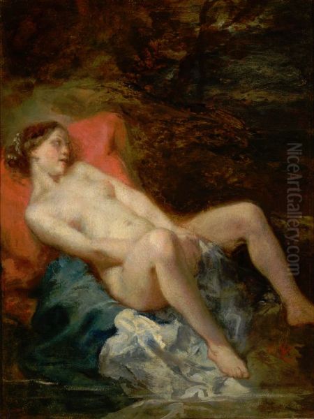 The Reclining Nymph - view 1