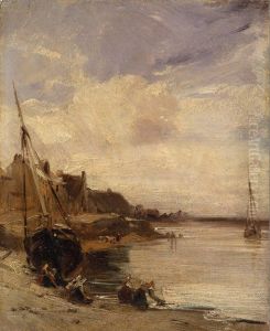 Low Tide at Boulogne by Richard Parkes Bonington
