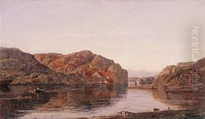 Morgen ved Ny-Hellesund by Amaldus Nielsen