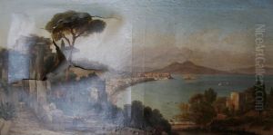 A Panorama In The Bay Of Naples by Sir Augustus Wall Callcott
