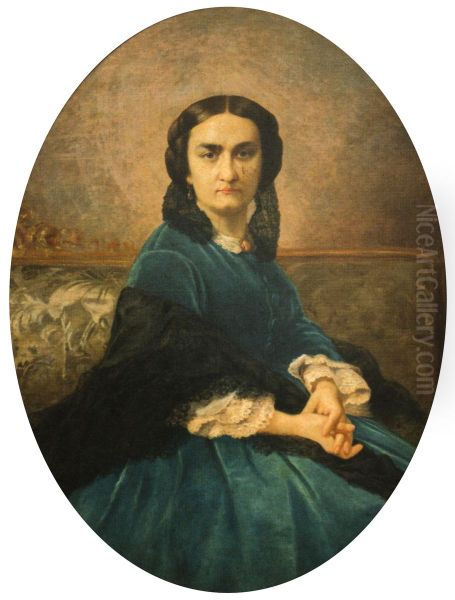 Theodor Aman - Portretul Mariei Davila - view 1
