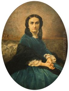 Portrait of Maria Davila by Theodor Aman