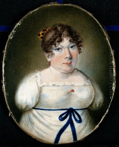Miss Biffin. Watercolour by Miss Biffin. - view 1