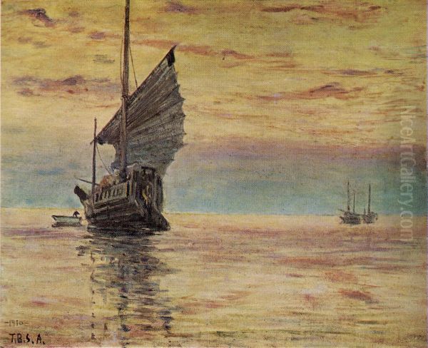 Sea at Sunset - view 1