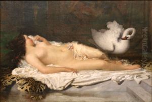 Leda et le cygne. by Charles Negre