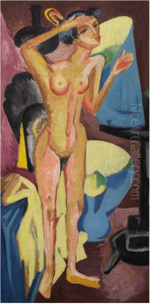 NUDE AT THE MIRROR - view 1