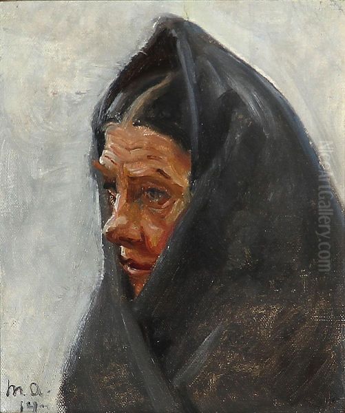 A woman. Study. - view 1