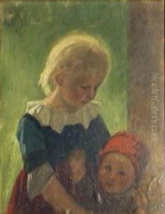 To born. by Anna Ancher