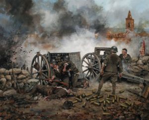 Al pie del canon by Augusto Ferrer-Dalmau