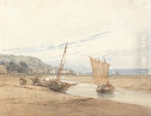 Near Honfleur by Richard Parkes Bonington