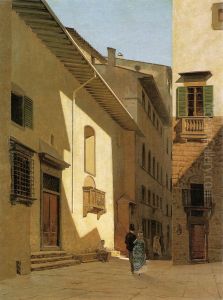 Santa Maria dei Bardi a Firenze by Telemaco Signorini