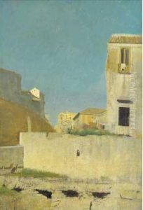 Stradina di Napoli by Giuseppe de Nittis