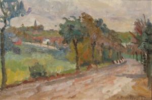 Landscape with a road.