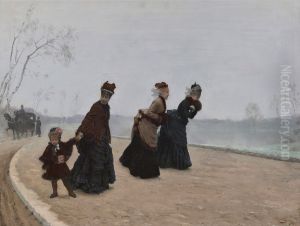 How cold! by Giuseppe de Nittis