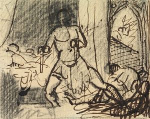 Study of Fugures in a Dramatic Scene