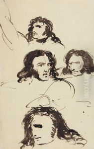 Portrait Studies by Benjamin Haydon