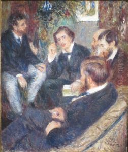 At Renoir's Home, rue St. Georges by Pierre Auguste Renoir