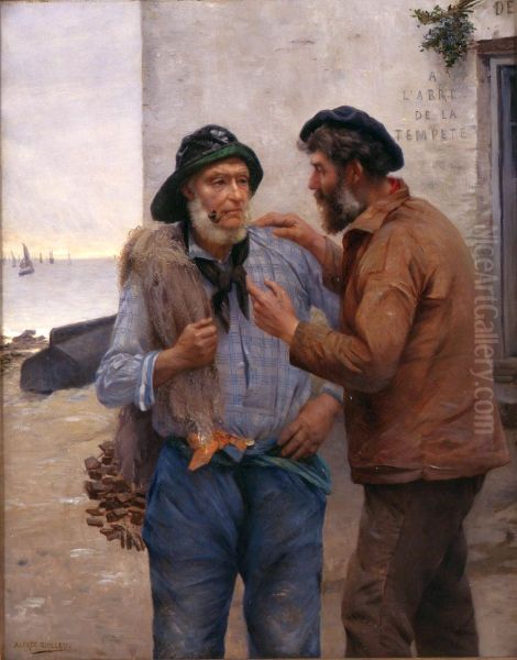 Sheltered from the storm or Between sailors - view 1